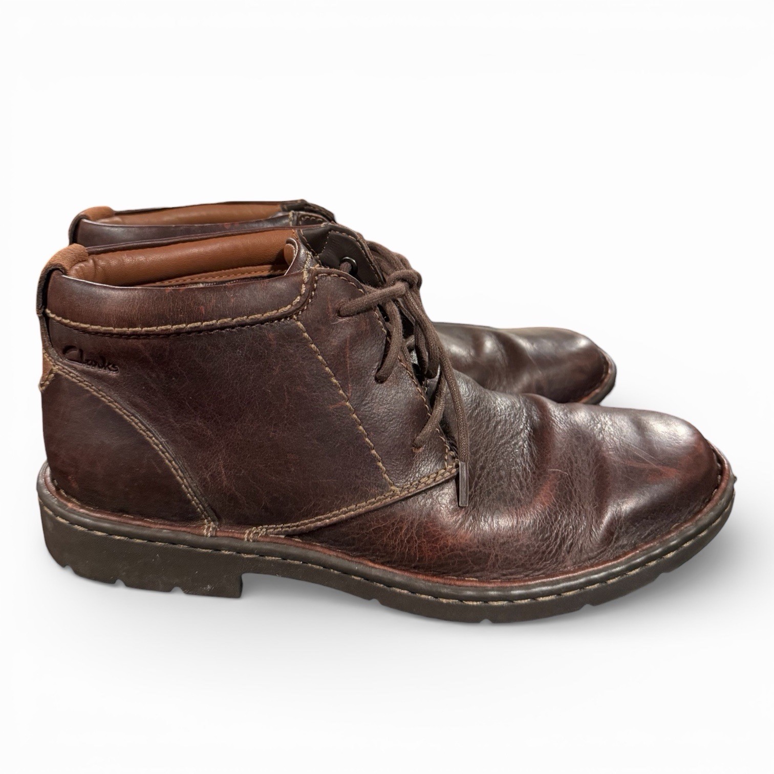 Vintage Clarks Originals Desert Boots Brown Leather Chukka Boots Size 7 Vintage Clarks Originals Desert Boots Brown Leather Chukka Boots Size 7