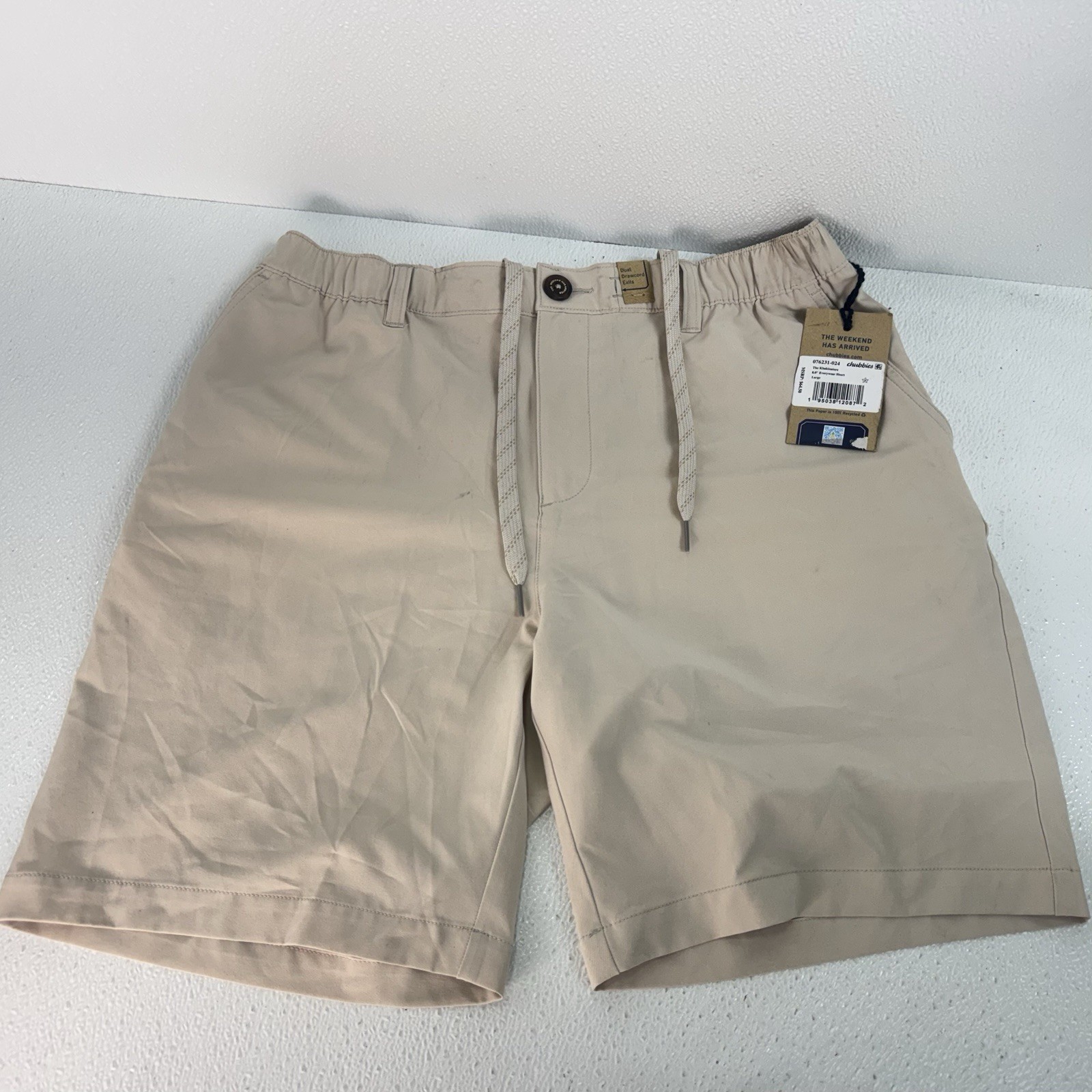 Chubbies Everywear Shorts Men\'s L Beige The Khakinators 8\ Chubbies Everywear Shorts Men\'s L Beige The Khakinators 8\
