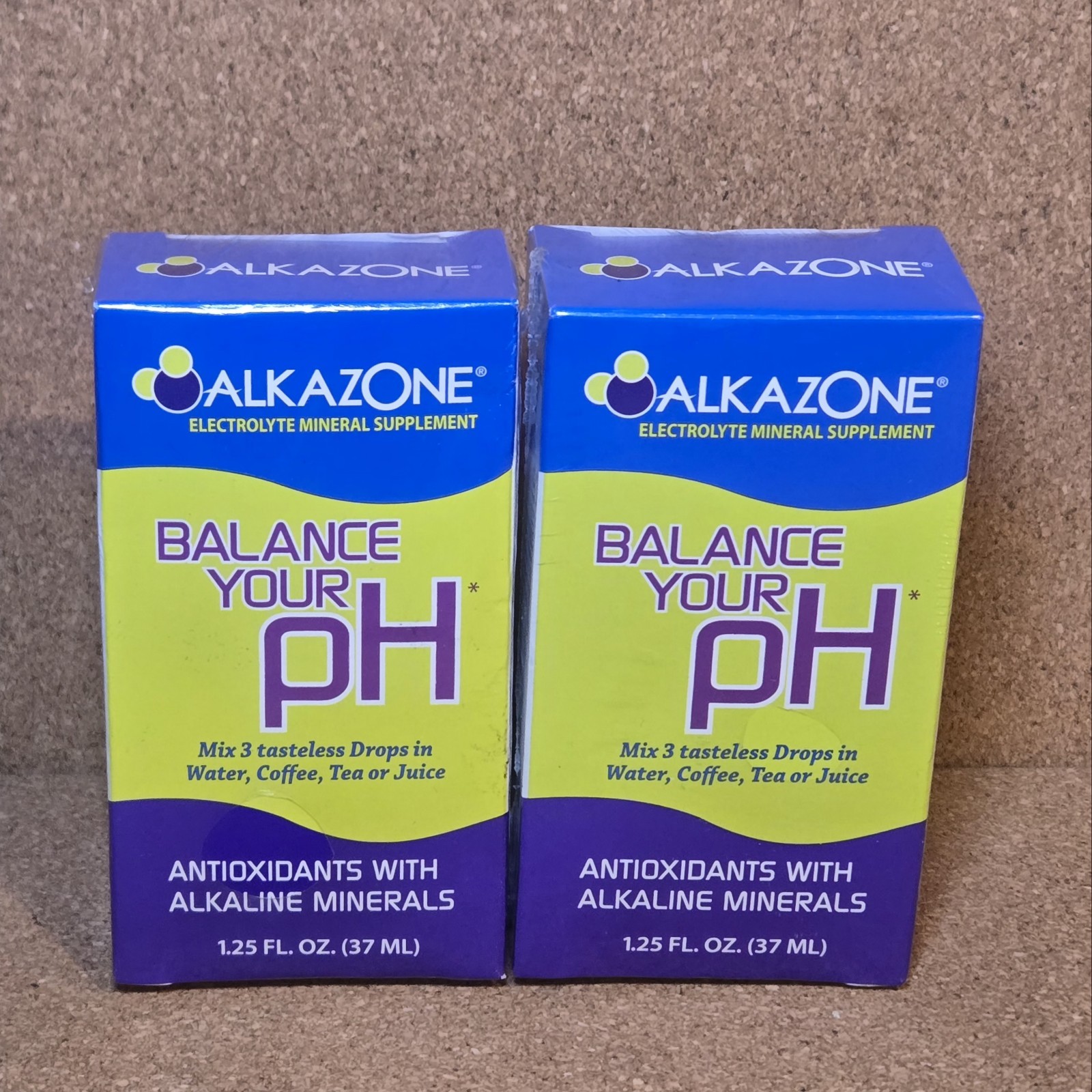 Lot of 2,  ALKAZONE Alkaline pH Booster Drops