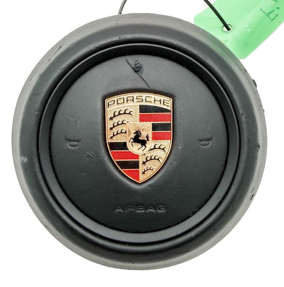 2017-2019 PORSCHE MACAN 95B.1 OEM LH FRONT LEFT STEERING WHEEL AIRBAG SRS BLACK