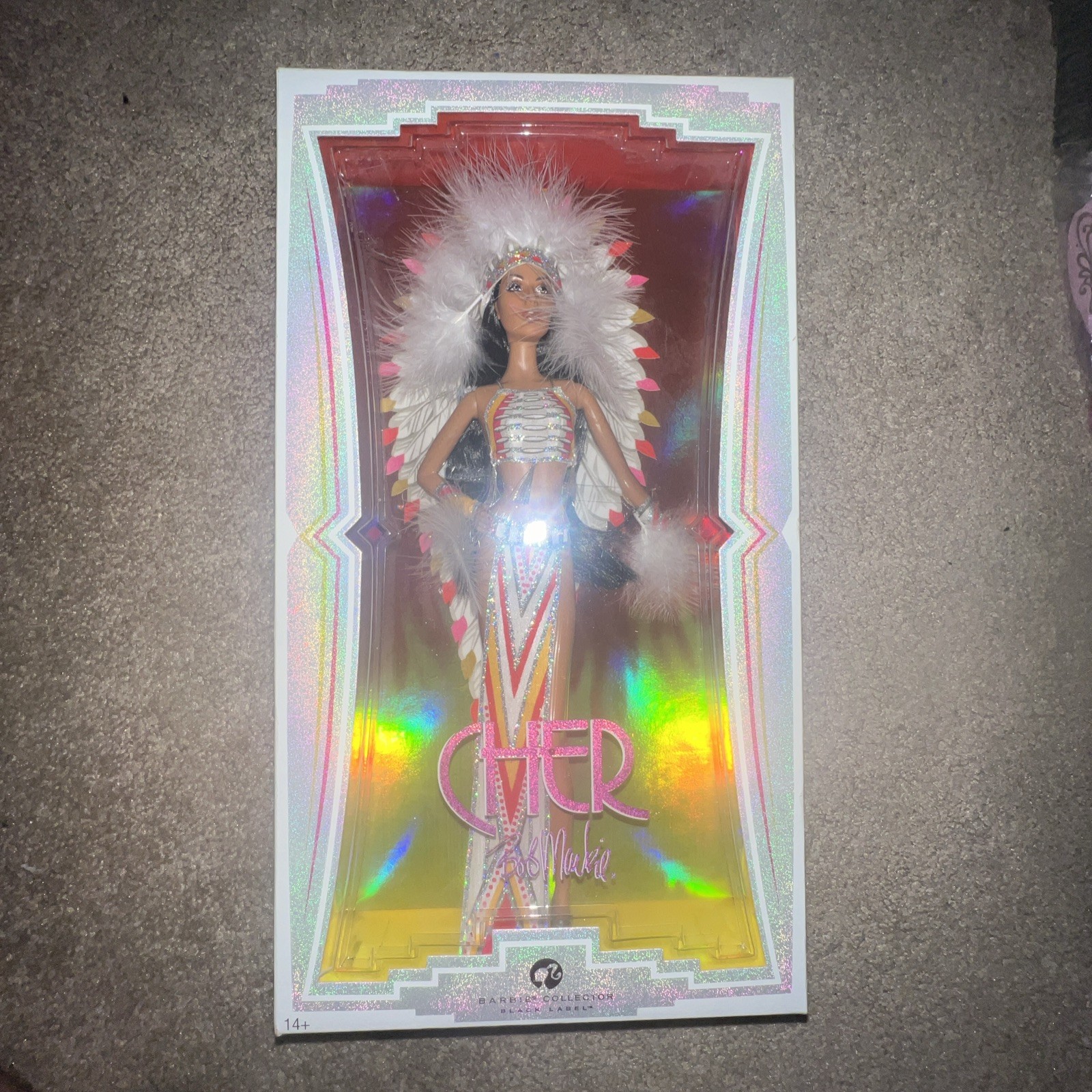 2007 Mattel Bob Mackie Cher Native American Barbie Black Label #L3548 NRFB 2007 Mattel Bob Mackie Cher Native American Barbie Black Label #L3548 NRFB