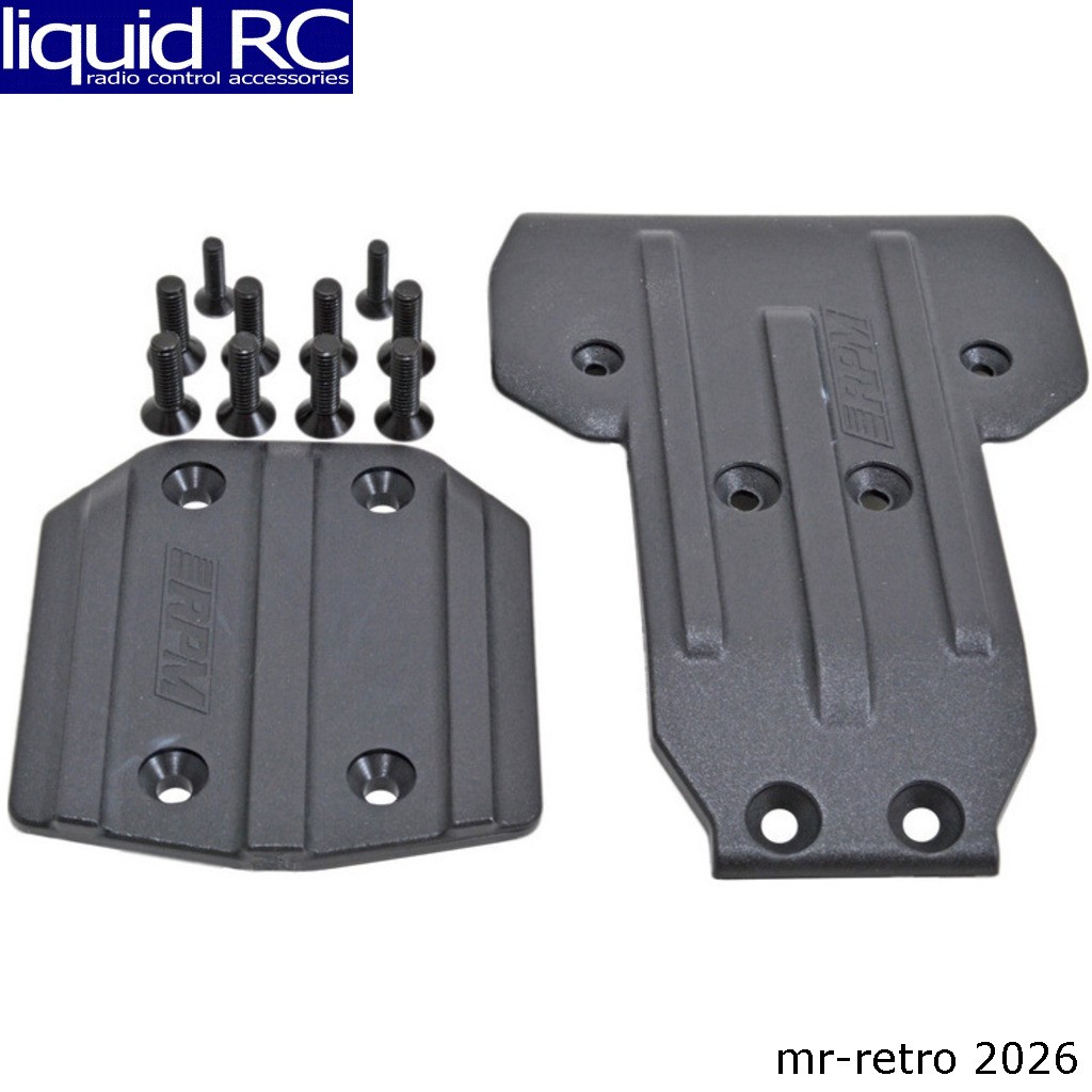 RPM R/C Products 73182 Front & Rear Skid Plates for the Losi Tenacity