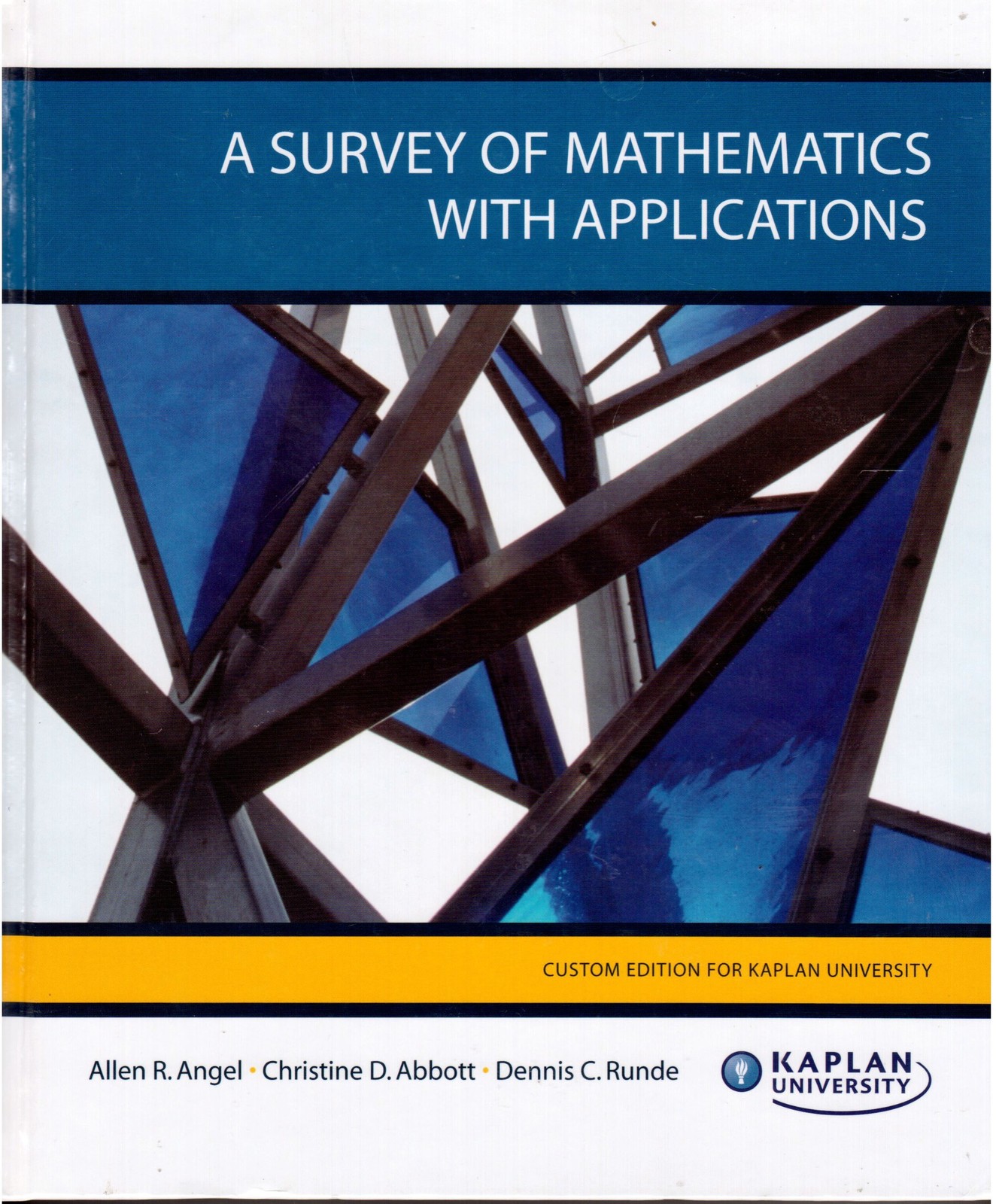 A Survey of Mathematics with Applications Custom Edition (A Survey of Mathem...