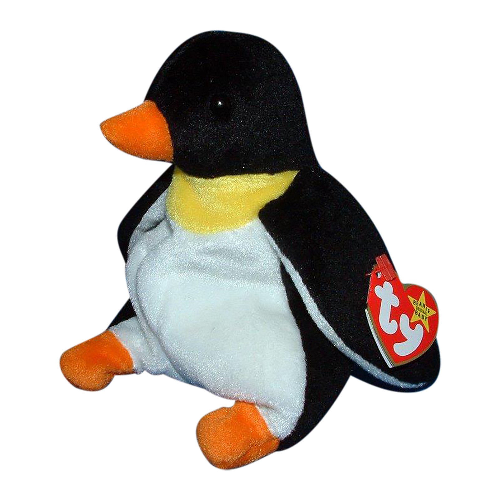 Ty Beanie Baby Waddle - MWMT (Penguin 1995)