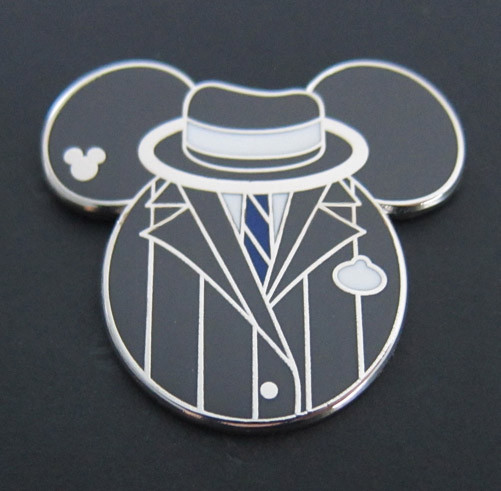 Disney Pins Gangster Great Movie Ride Cast Costume Hidden Mickey COMPLETER Pin Disney Pins Gangster Great Movie Ride Cast Costume Hidden Mickey COMPLETER Pin