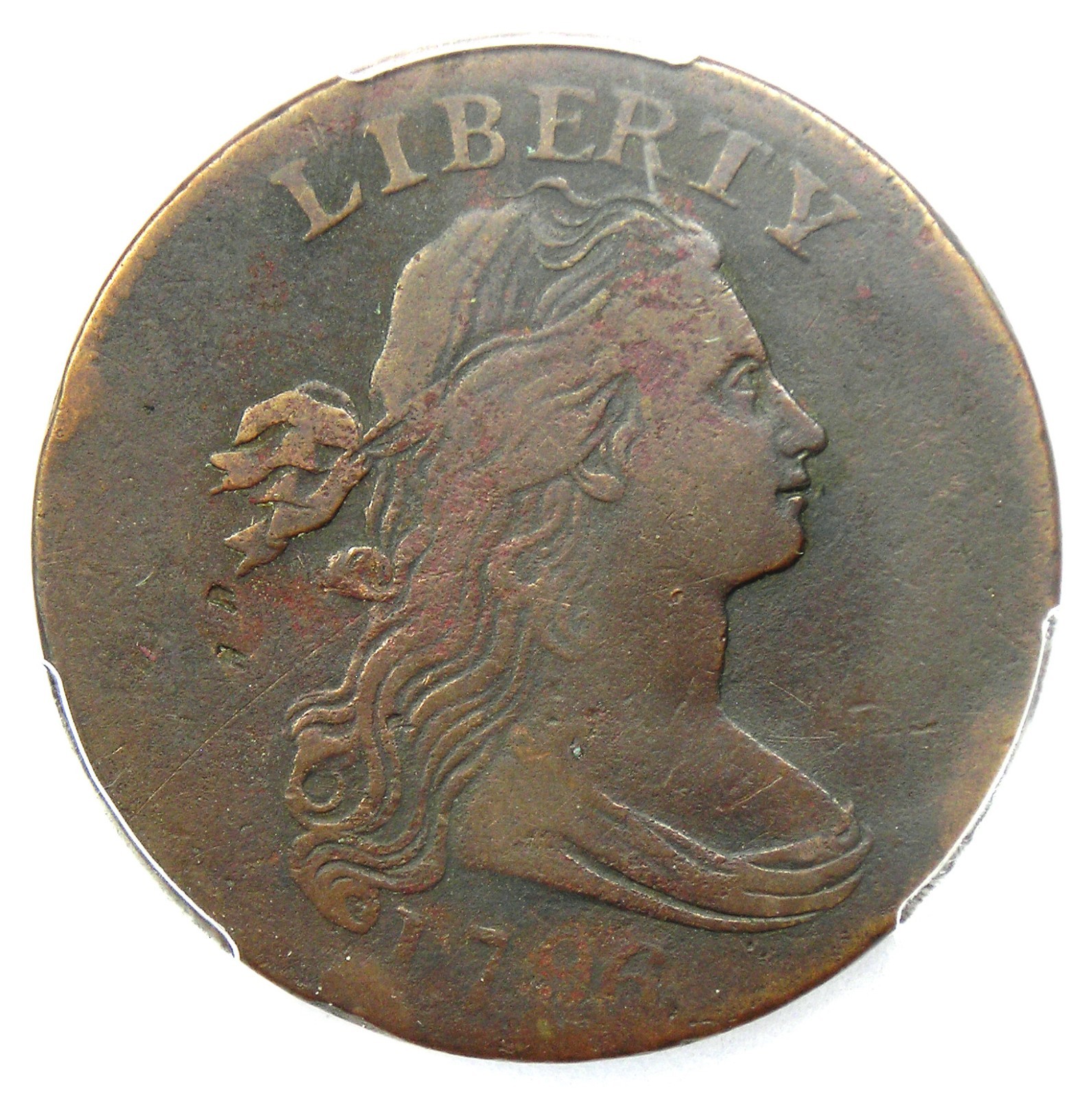 1796 Reverse of 1795 Draped Bust Large Cent 1C S-92 - Certified PCGS VF Details