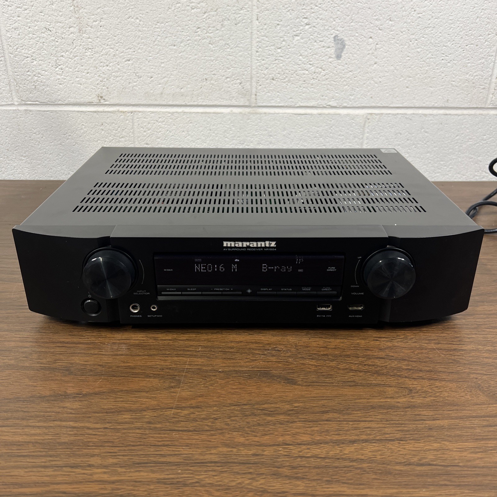 Marantz 5.1-Channel AV Surround Receiver NR1504 (No Remote) - Tested