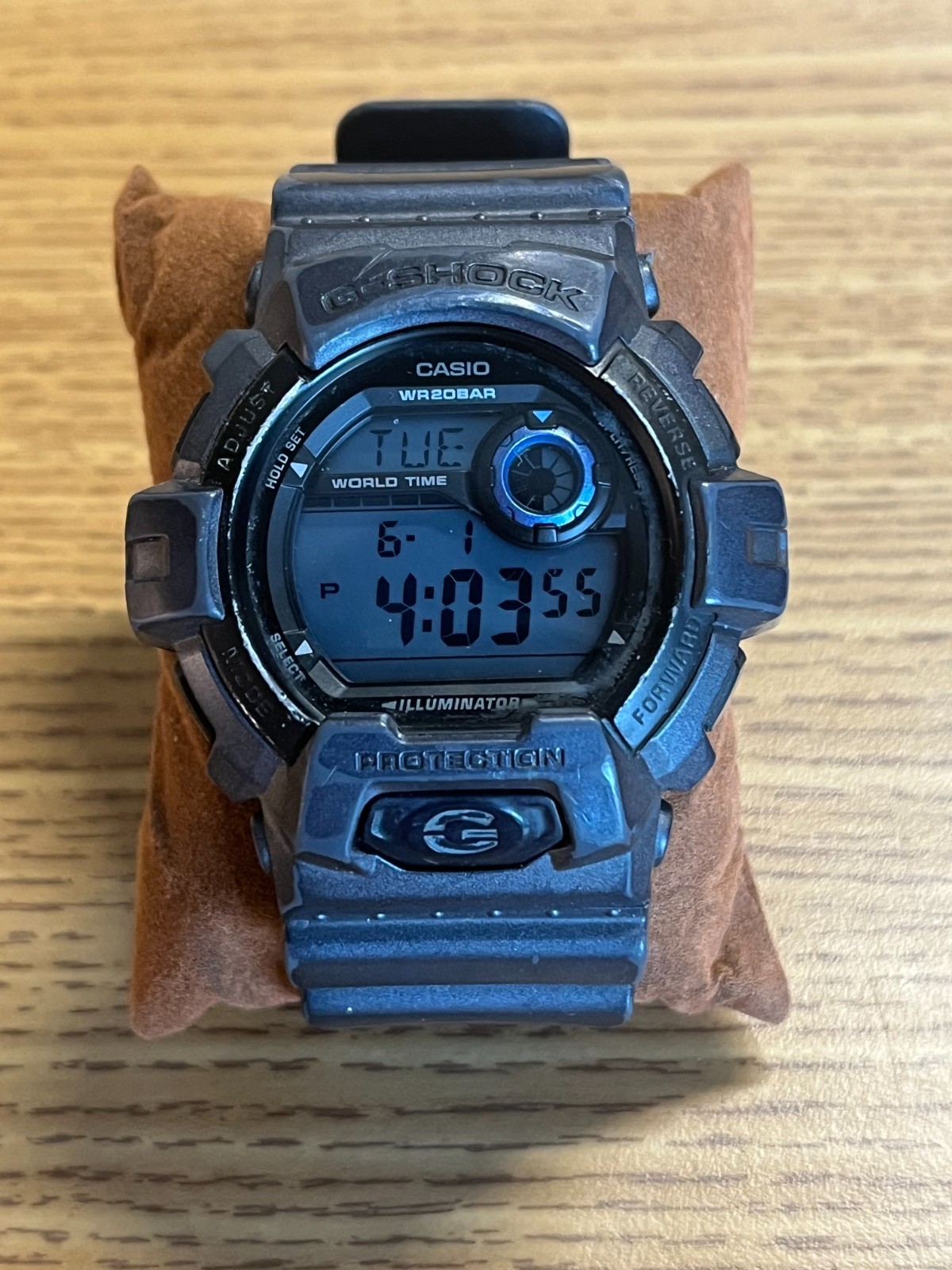 Casio G-Shock World Time G-8900SH-1 3285 Digital Black Men\'s Watch 200M