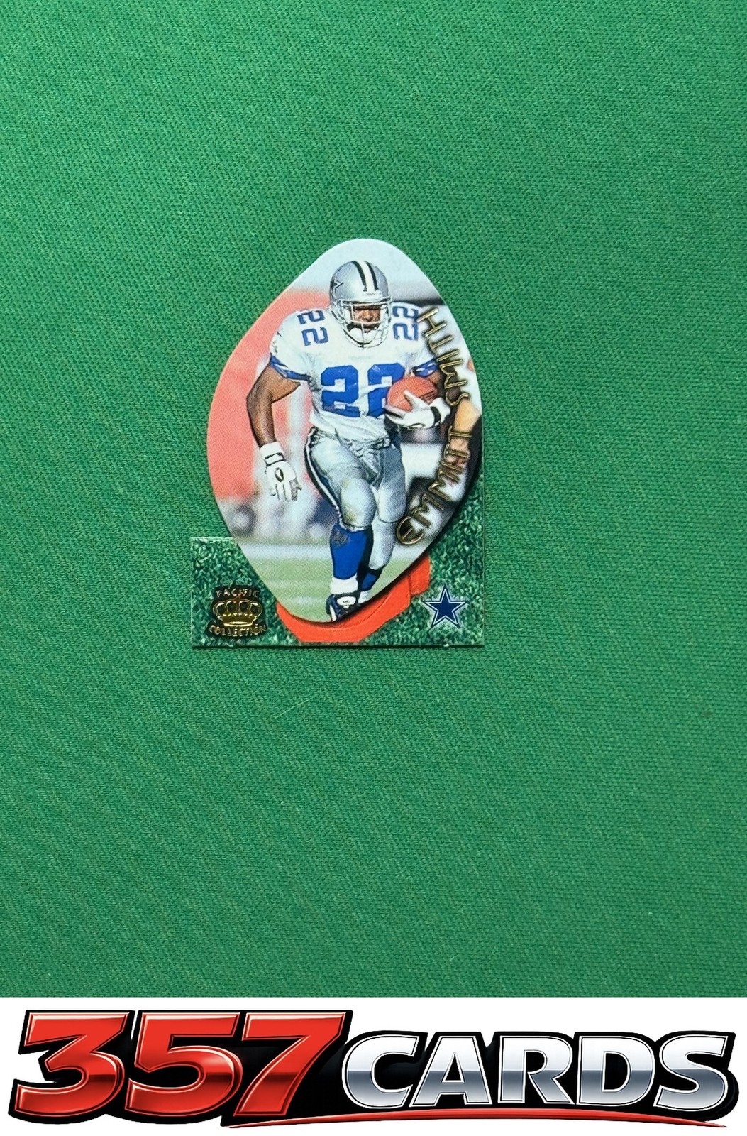 1997 Pacific Crown Collection Football Emmitt Smith Card-Supials Mini #6A