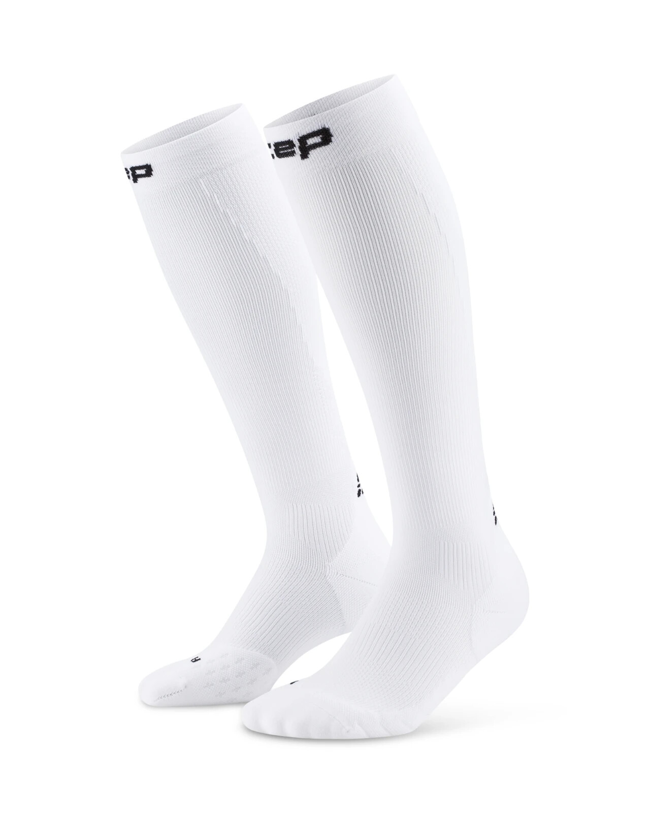 CEP Women\'s Core Run Tall Compression Socks 5.0, Running, White, Multiple Sizes