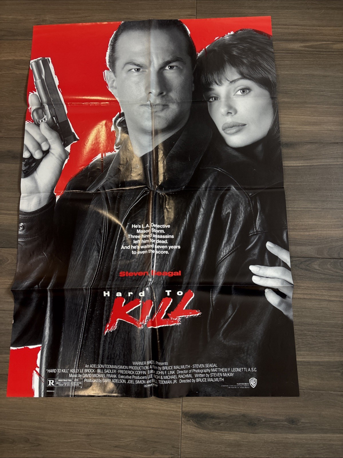 Hard To Kill - Original Movie Poster 27x40 1990 Steven Seagal , Kelly LeBrock