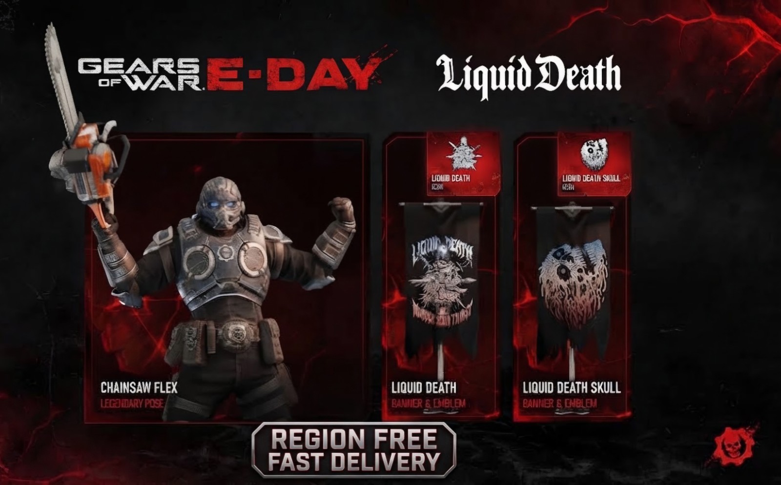 Gears Of War E Day Liquid Death DLC Exclusive XBOX Region Free Global Fast Gears Of War E Day Liquid Death DLC Exclusive XBOX Region Free Global Fast