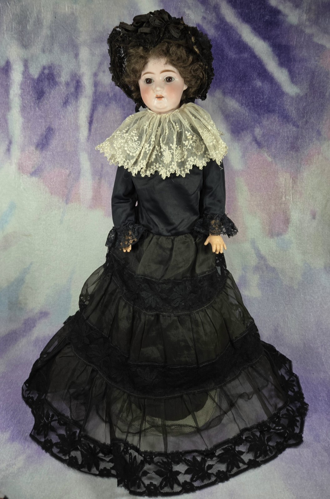 Antique German Bisque Doll Ernst Heubach Horseshoe 22