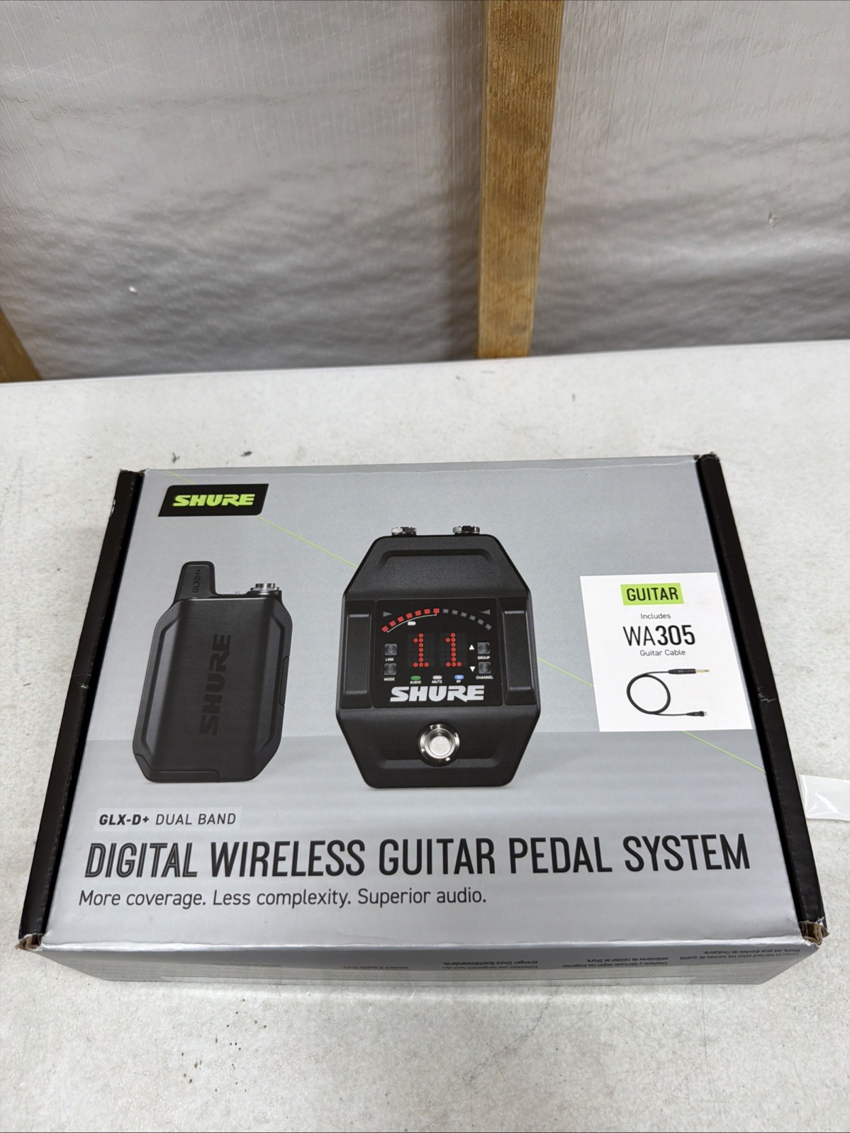 Shure GLX-D16+ Guitar Pedal System (SEALED)