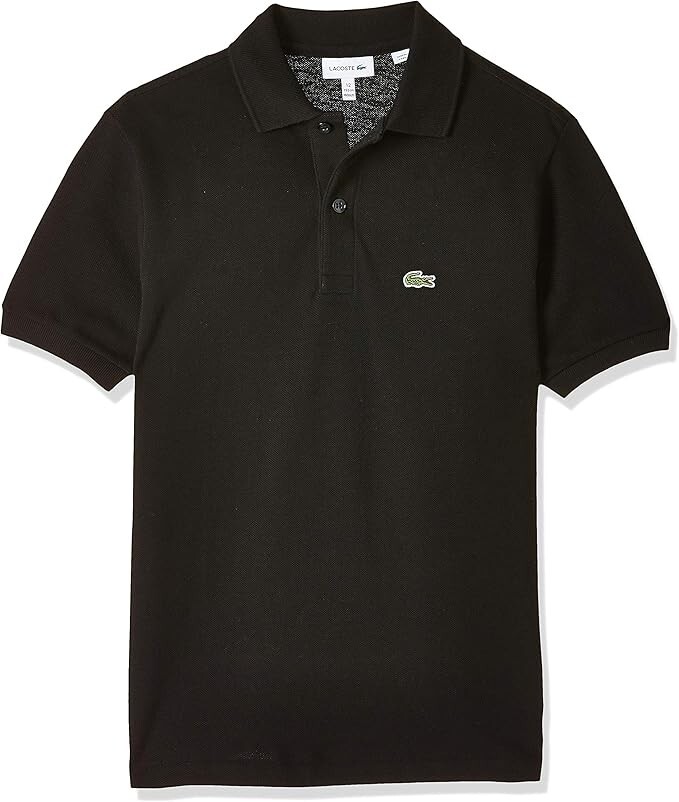 Lacoste Boys\' Short Sleeve Classic Pique Polo Shirt, Black, 3T Lacoste Boys\' Short Sleeve Classic Pique Polo Shirt, Black, 3T