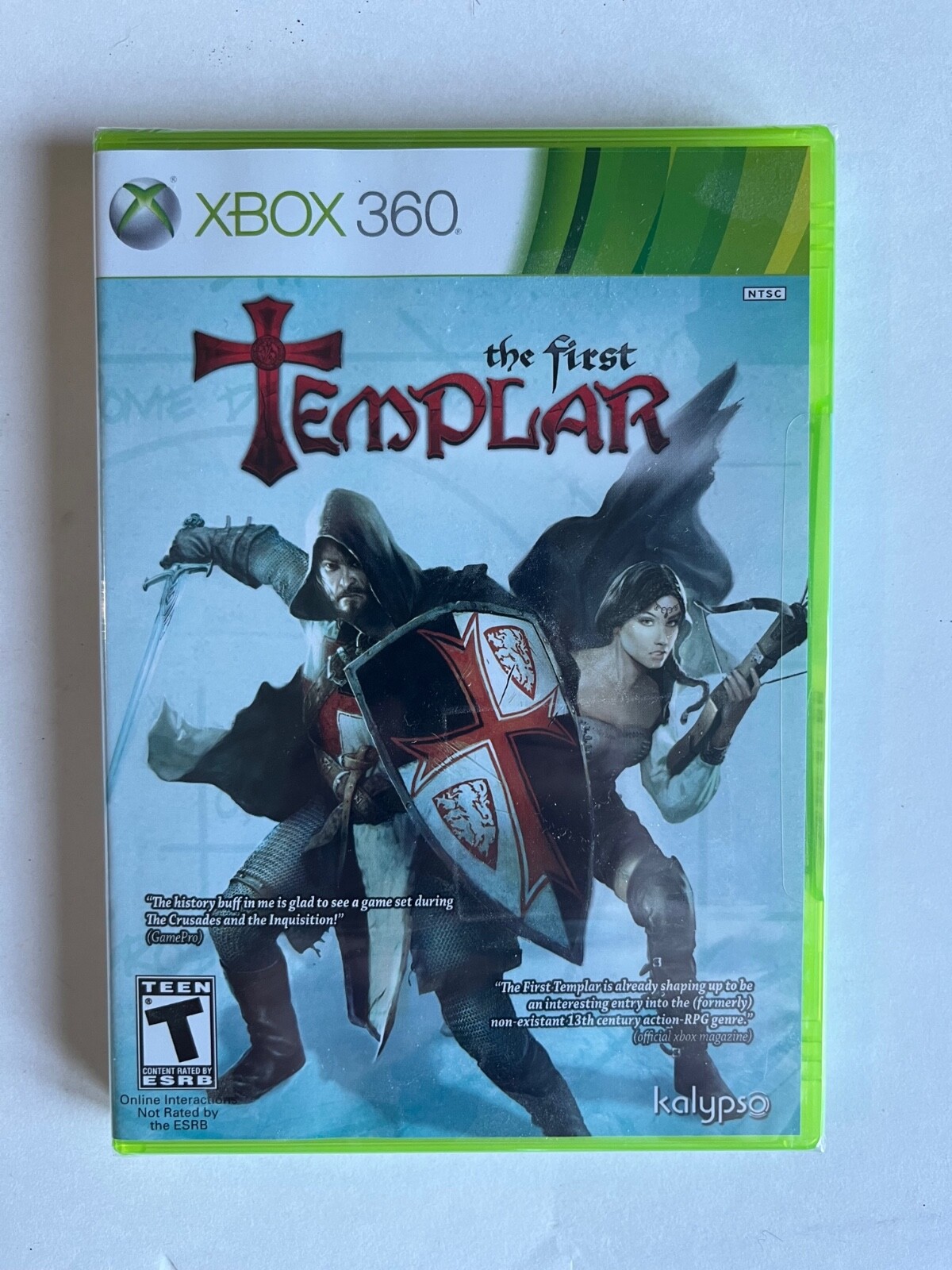 The First Templar Xbox 360 Brand New Factory Sealed Microsoft OOP Kalypso RPG