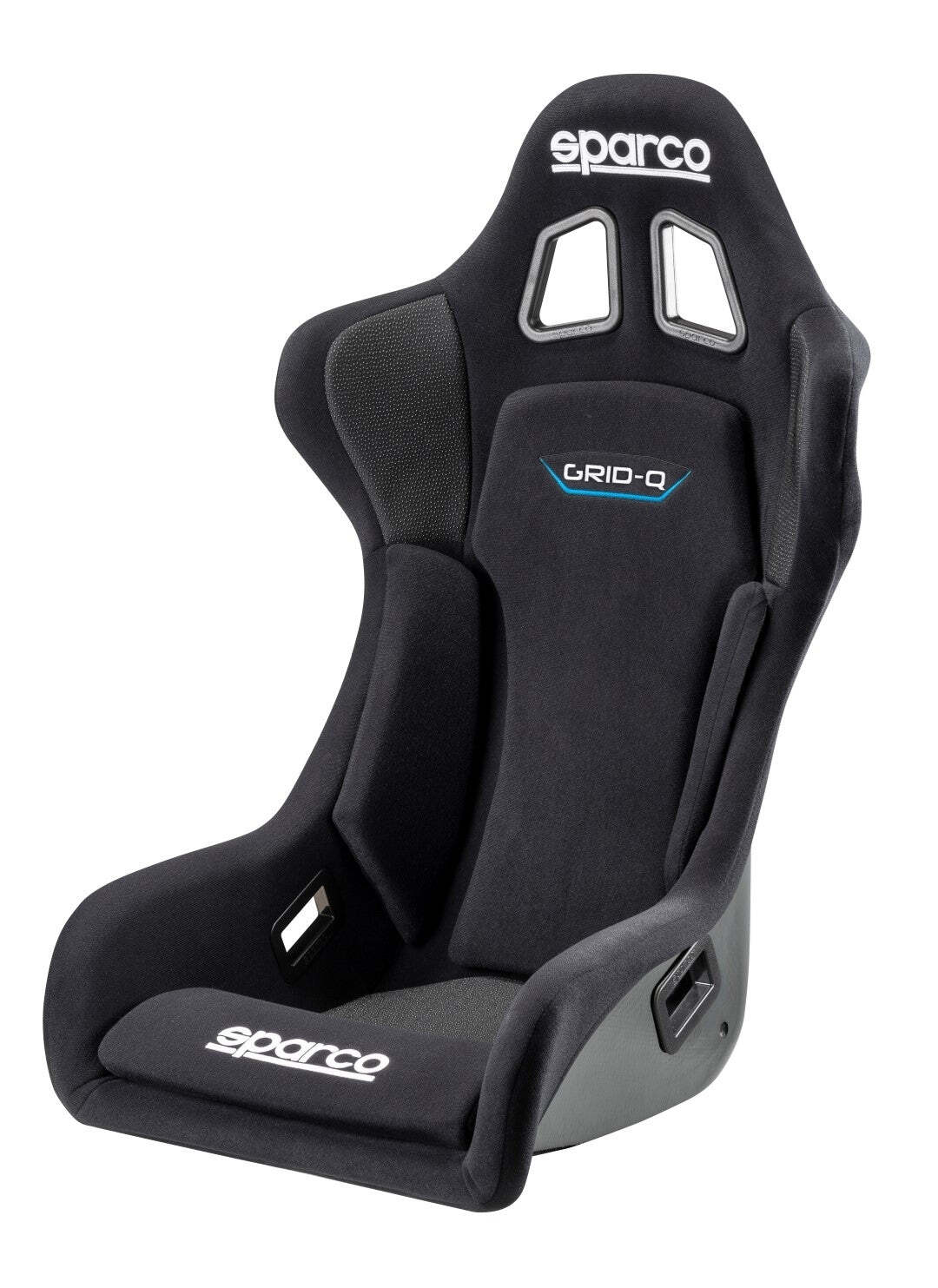 Sparco 008009RNR Grid Q QRT Fiberglass Fixed Racing Seat Black FIA 8855-1999