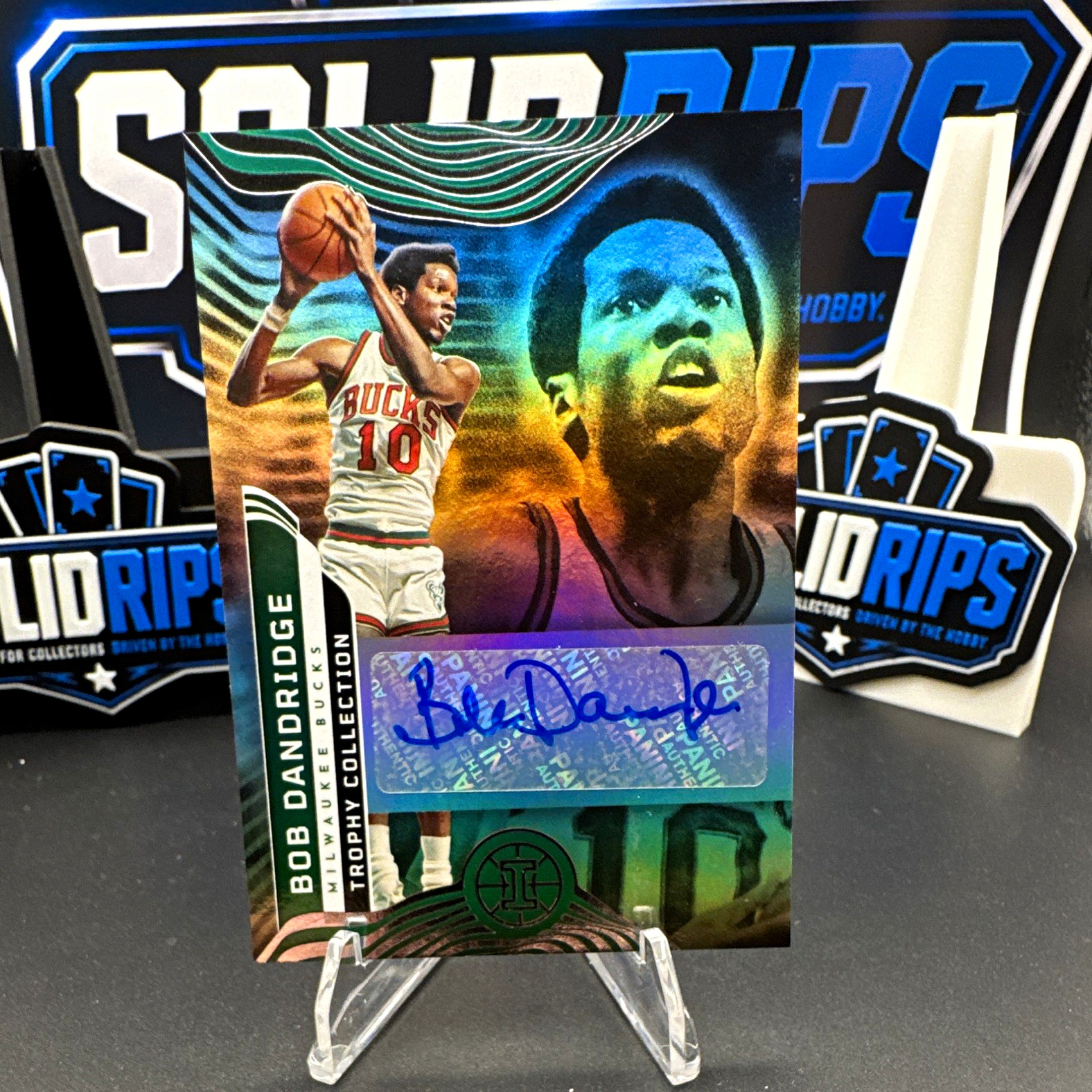Panini 2021-22 Illusions Bob Dandridge Auto Trophy Collection Signatures TC-BDB