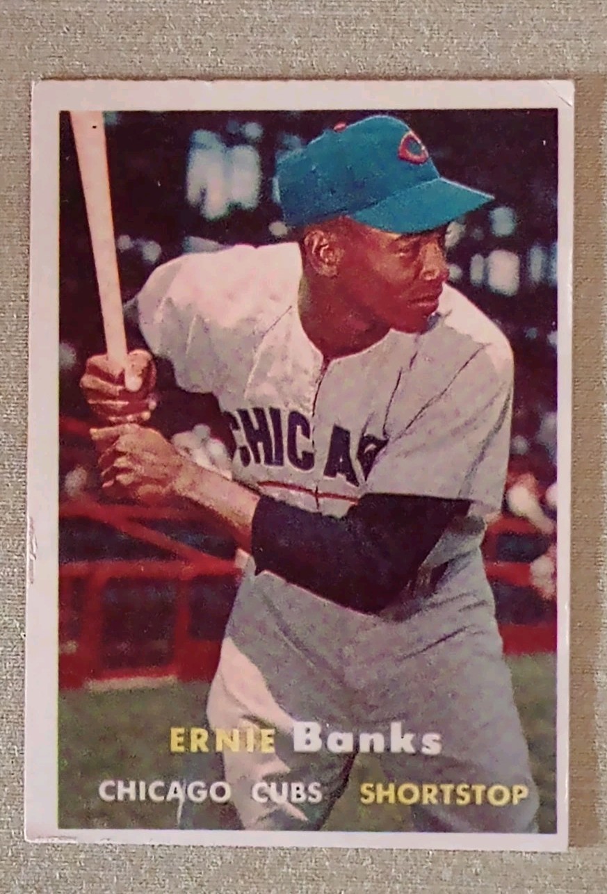 1957 Topps - Ernie Banks #55