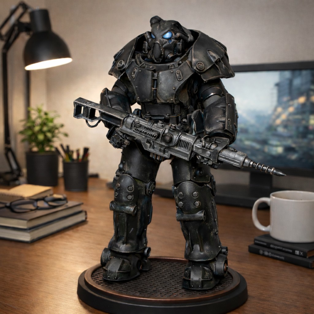 Fallout X-01 Enclave Power Armor Figure
