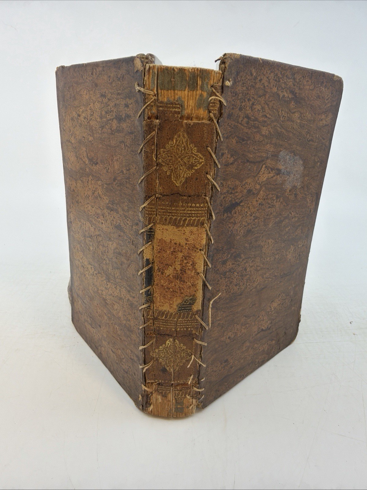 1828 Flavius Josephus Antiquities Jews Vol II Bridgeport Leather (AI157)
