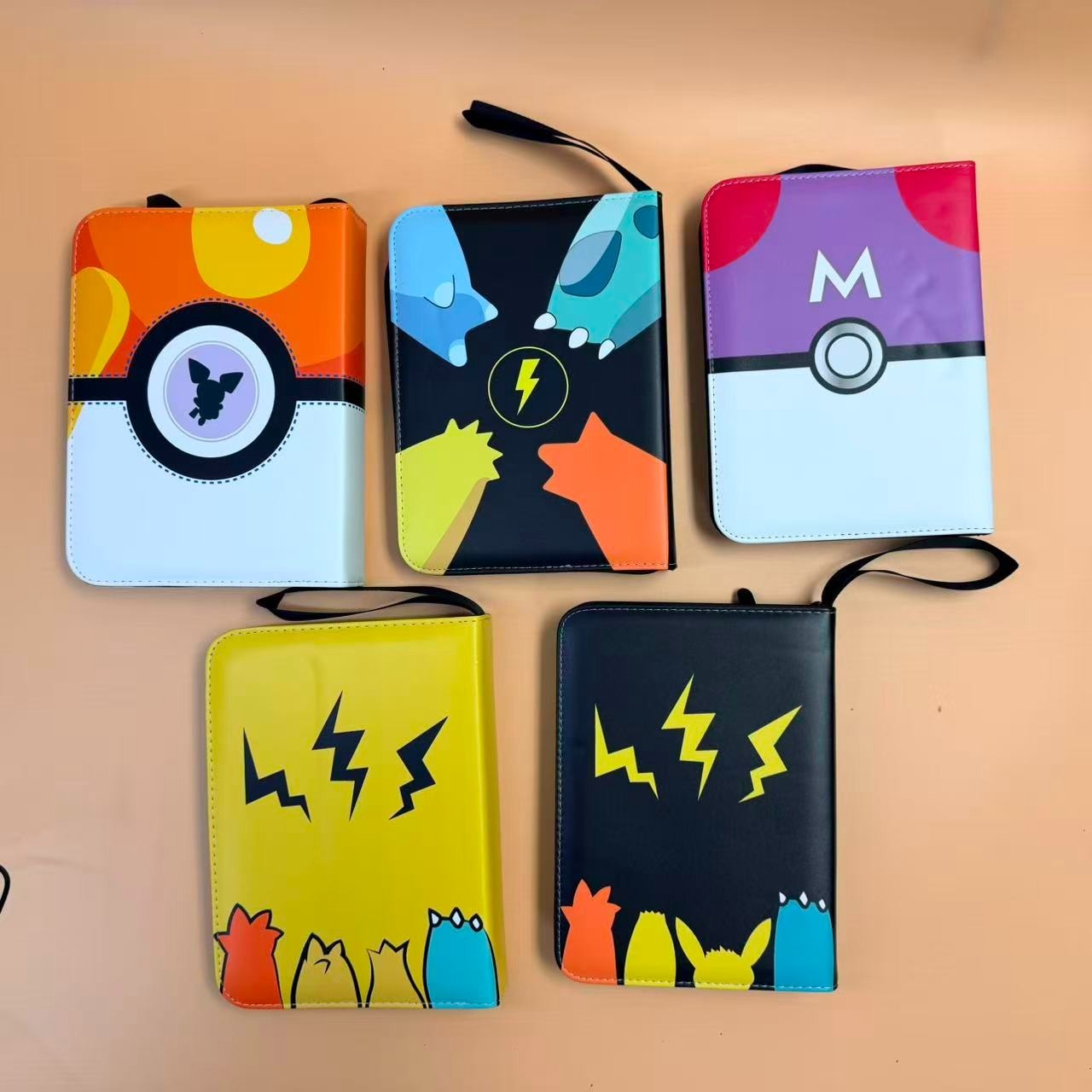 400 Pocket Trading Card Binder Album Zip Portfolio Top Loading Card Holder Book