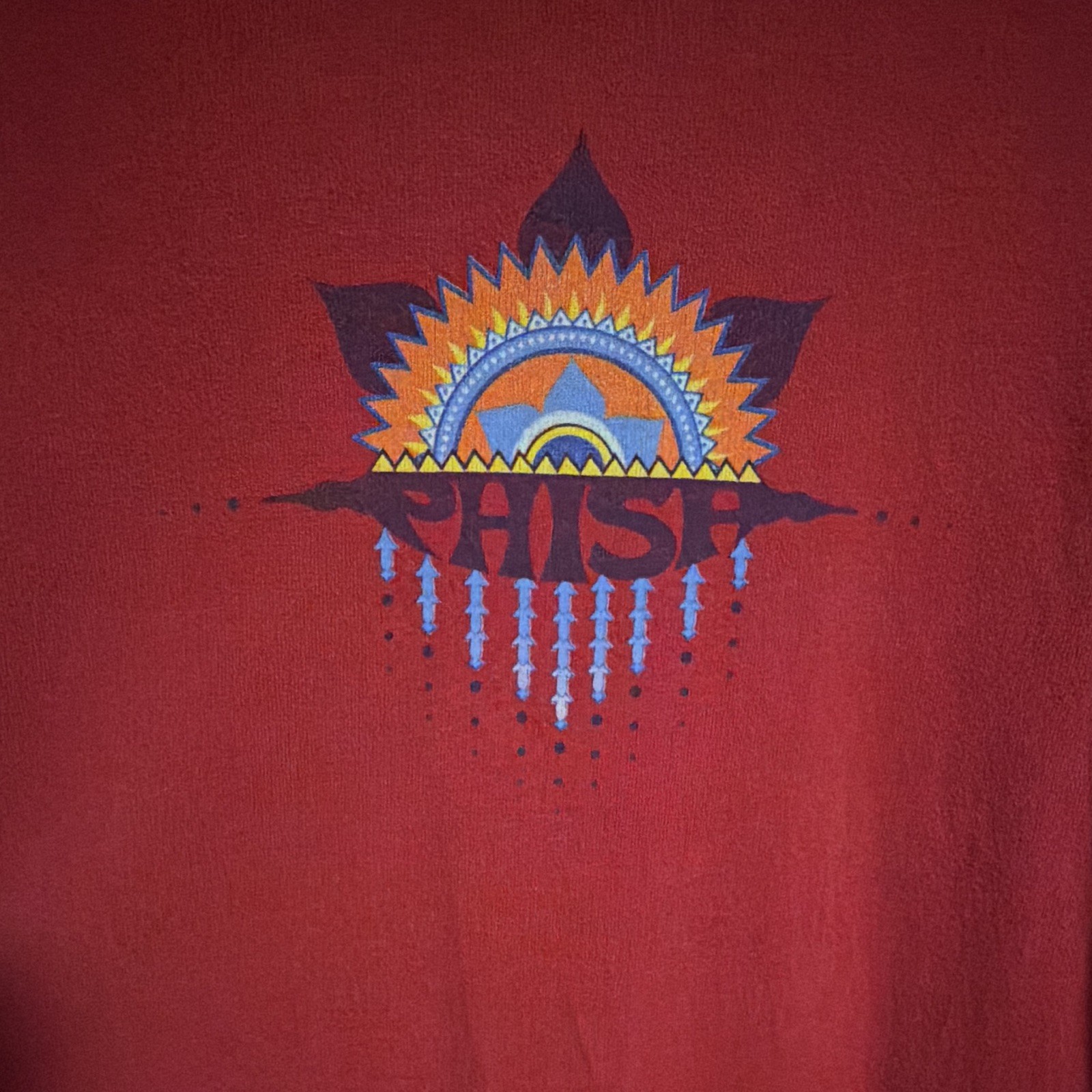 Vintage Phish Dry Goods Red Long Sleeve T-Shirt Size M Vintage Phish Dry Goods Red Long Sleeve T-Shirt Size M