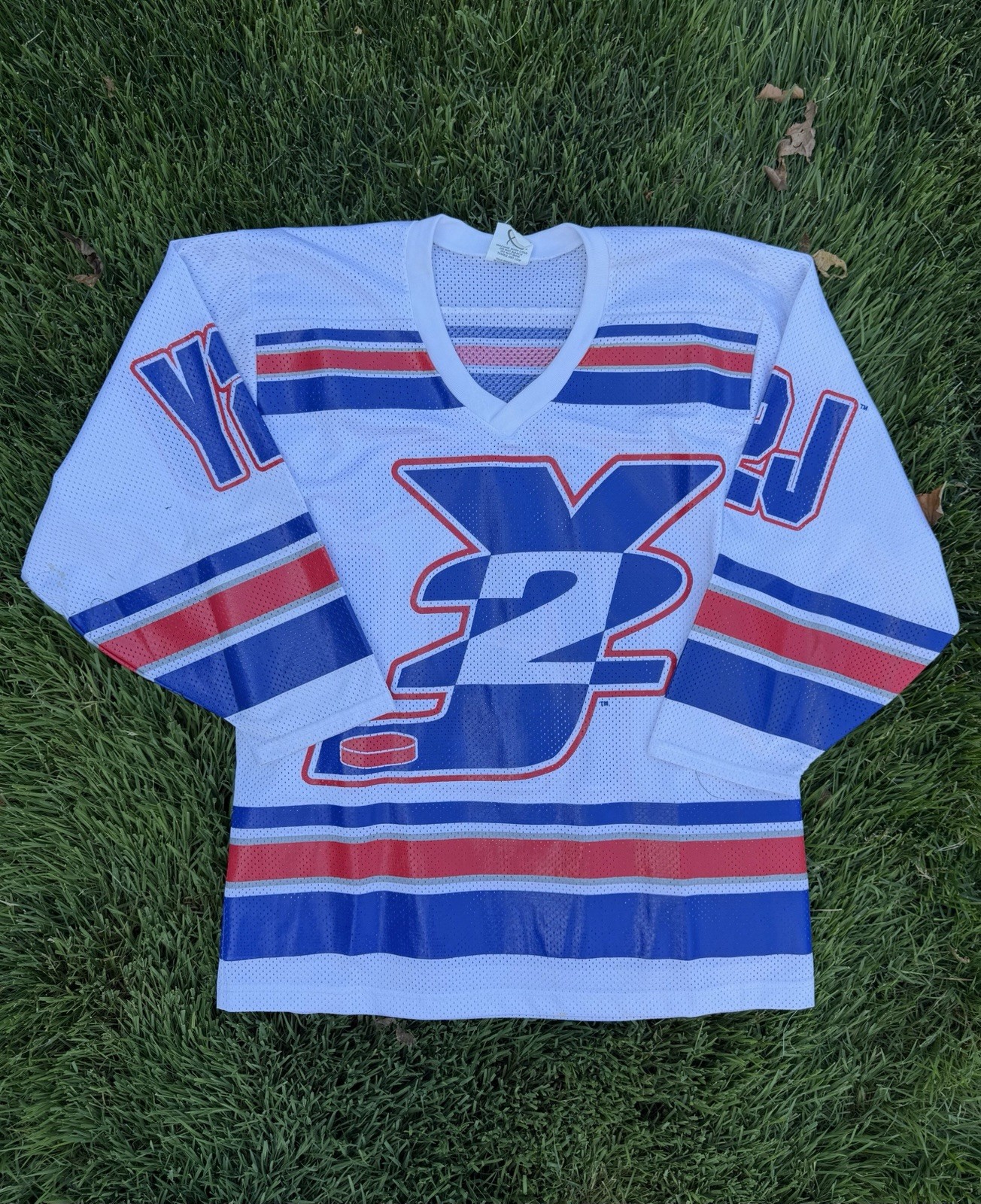 Vintage WWF Chris Jericho Y2J Hockey Jersey 46/M