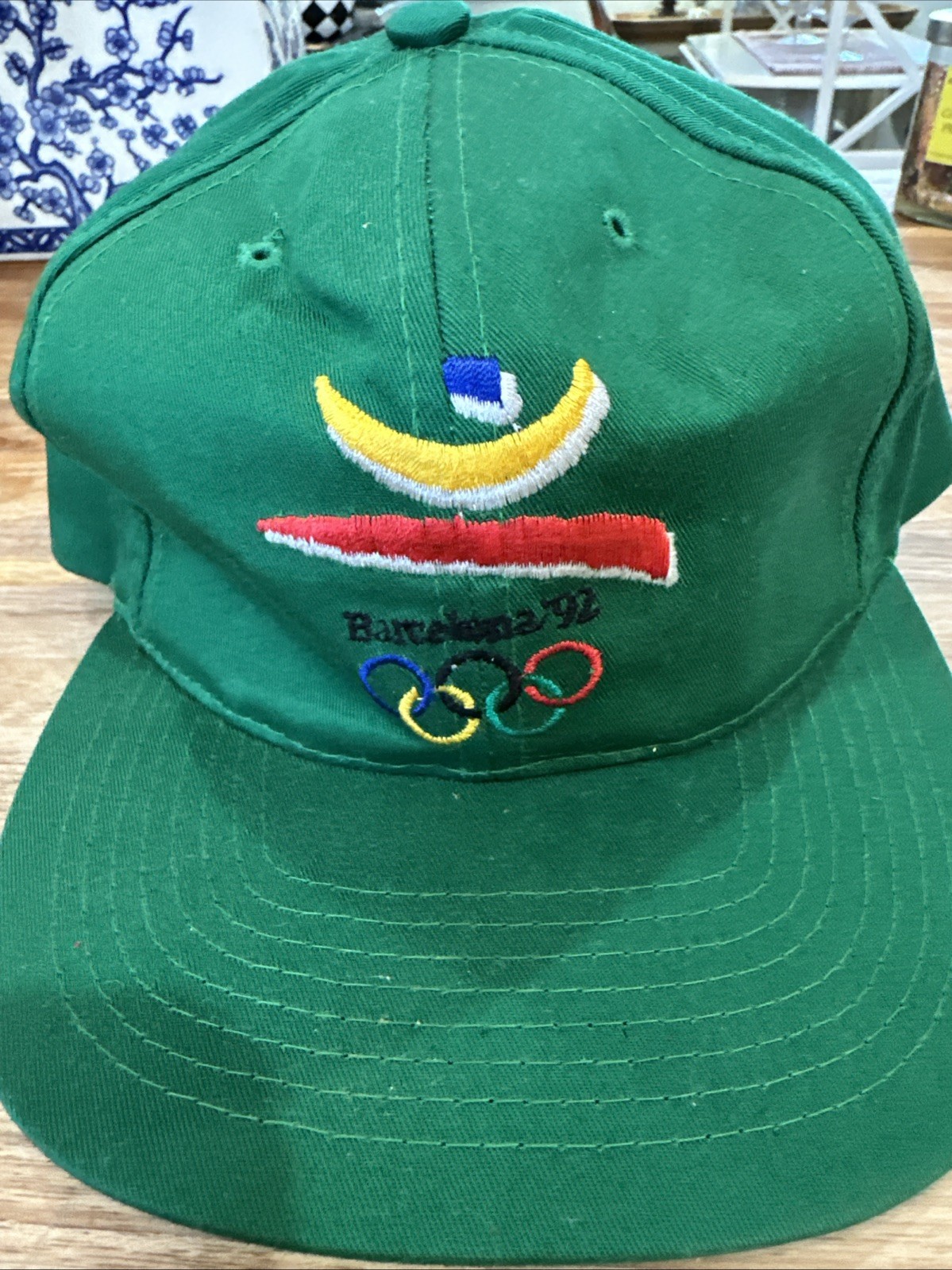 vintage 1992 barcelona Olympics Green SnapBack Hats DADA American Sportswear