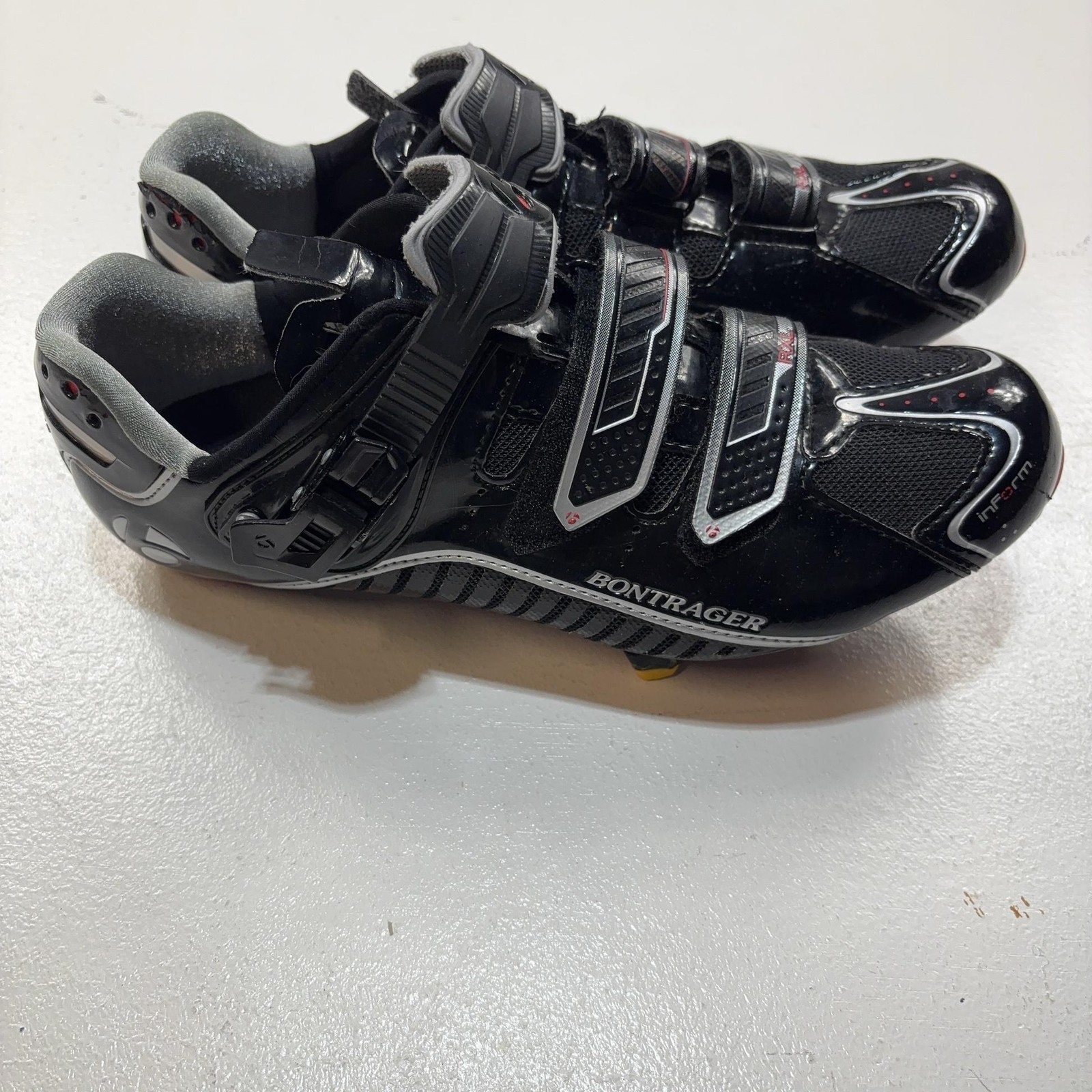 Bontrager RXL Road Cycling Shoes Mens 9.5 EU 43 Black 3-Bolt Clipless Bike