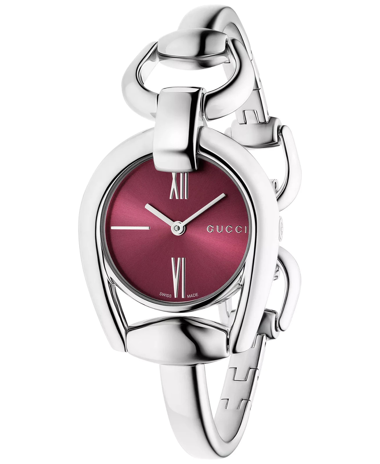 Gucci Horsebit YA139502 28mm Stainless Steel Case Red Dial Gucci Horsebit YA139502 28mm Stainless Steel Case Red Dial