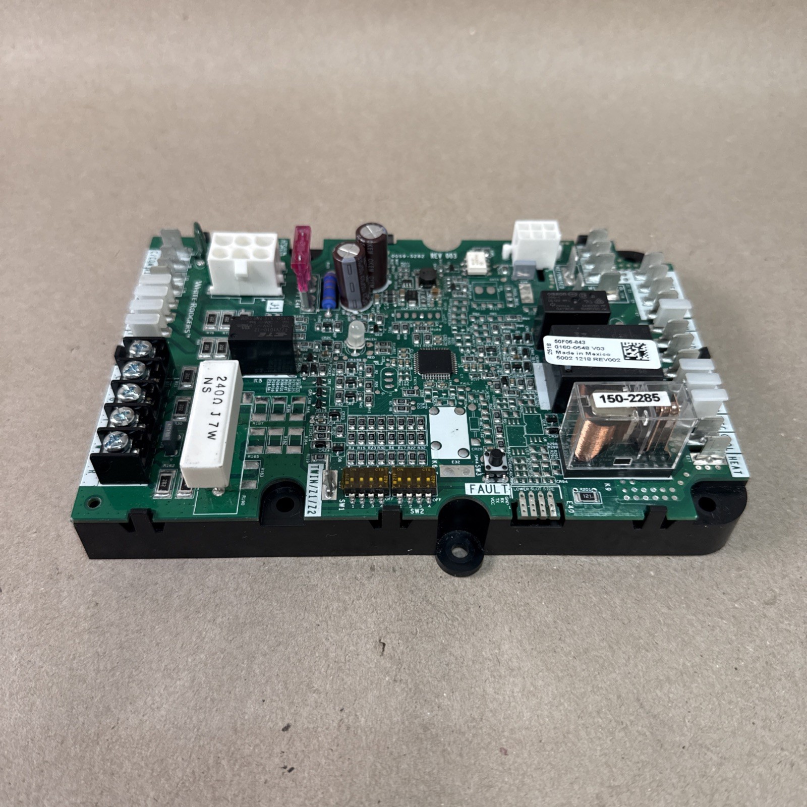 White-Rodgers 50F06-843 Furnace Electronic Fan Timer Control Board White-Rodgers 50F06-843 Furnace Electronic Fan Timer Control Board