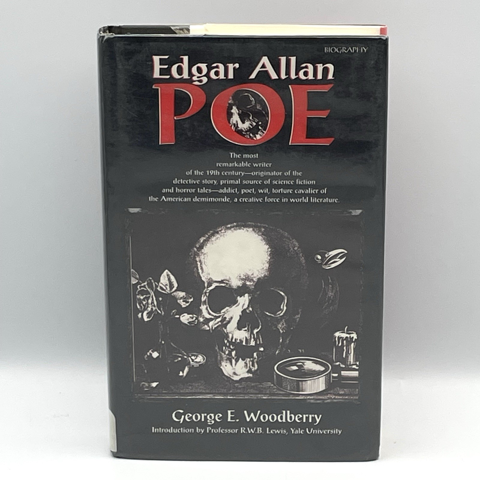 Vintage 1997 Edgar Allan Poe Biography George E Woodberry Hardcover Ex Library