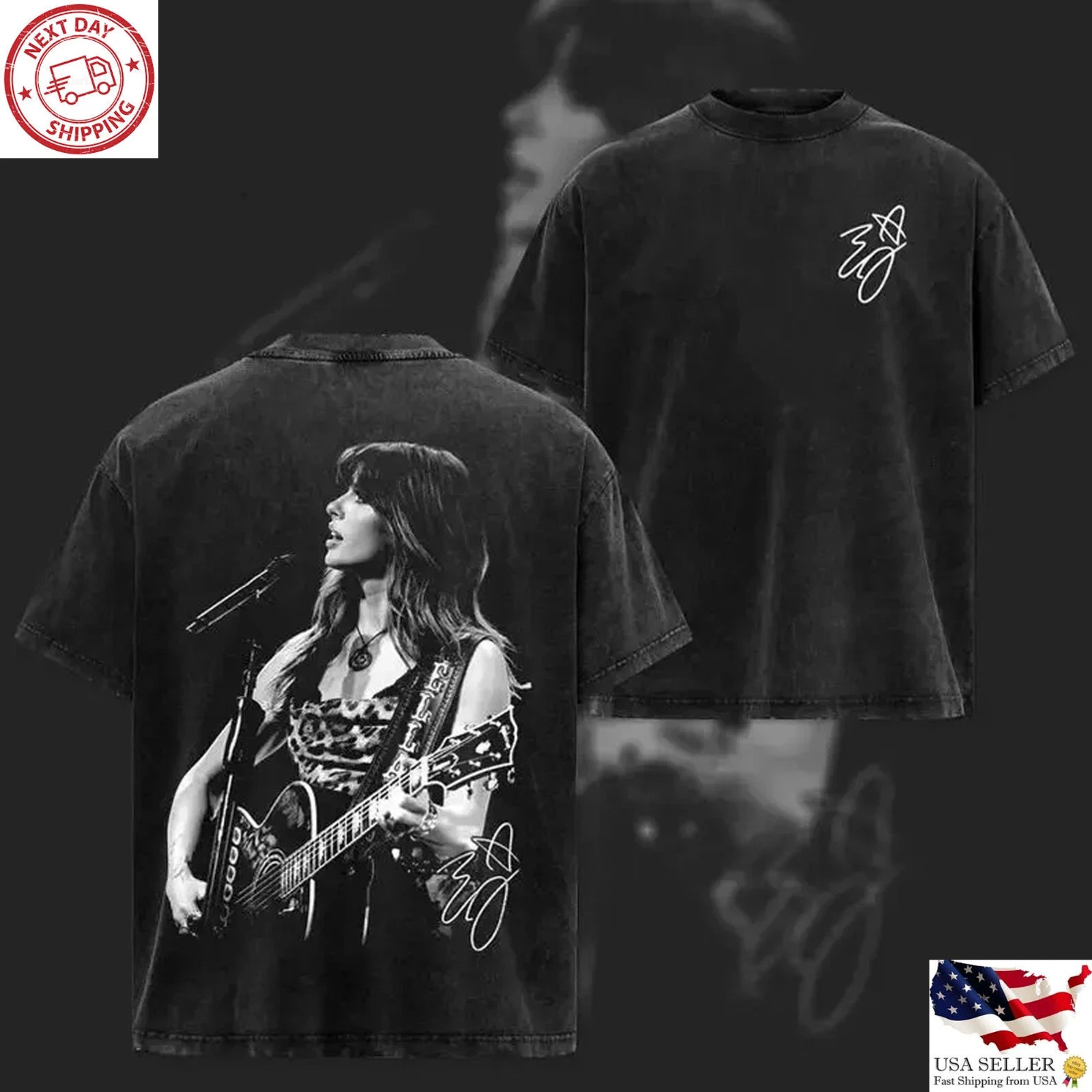 Ella Langley Washed Shirt Vintage Country Concert Graphic Tee Ella Langley Washed Shirt Vintage Country Concert Graphic Tee