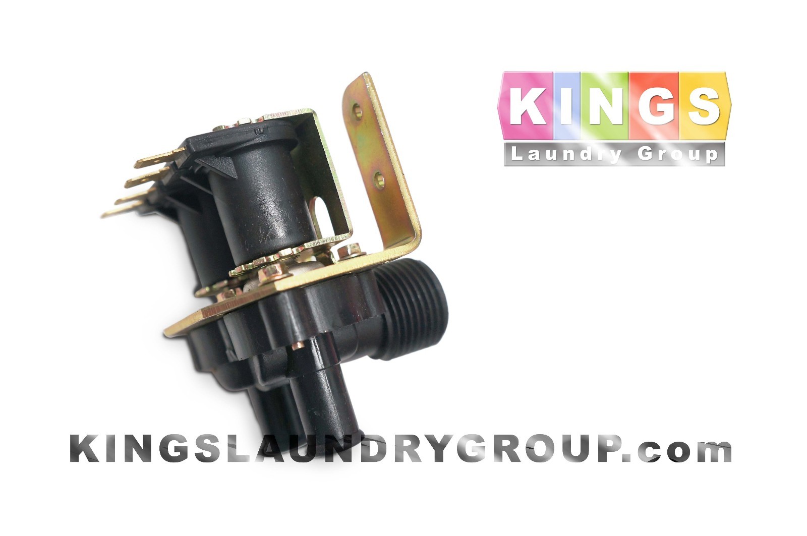 BLACK 2-WAY Inlet Valve , 110V for DEXTER Washer - 9379-183-003, 9379-184-001