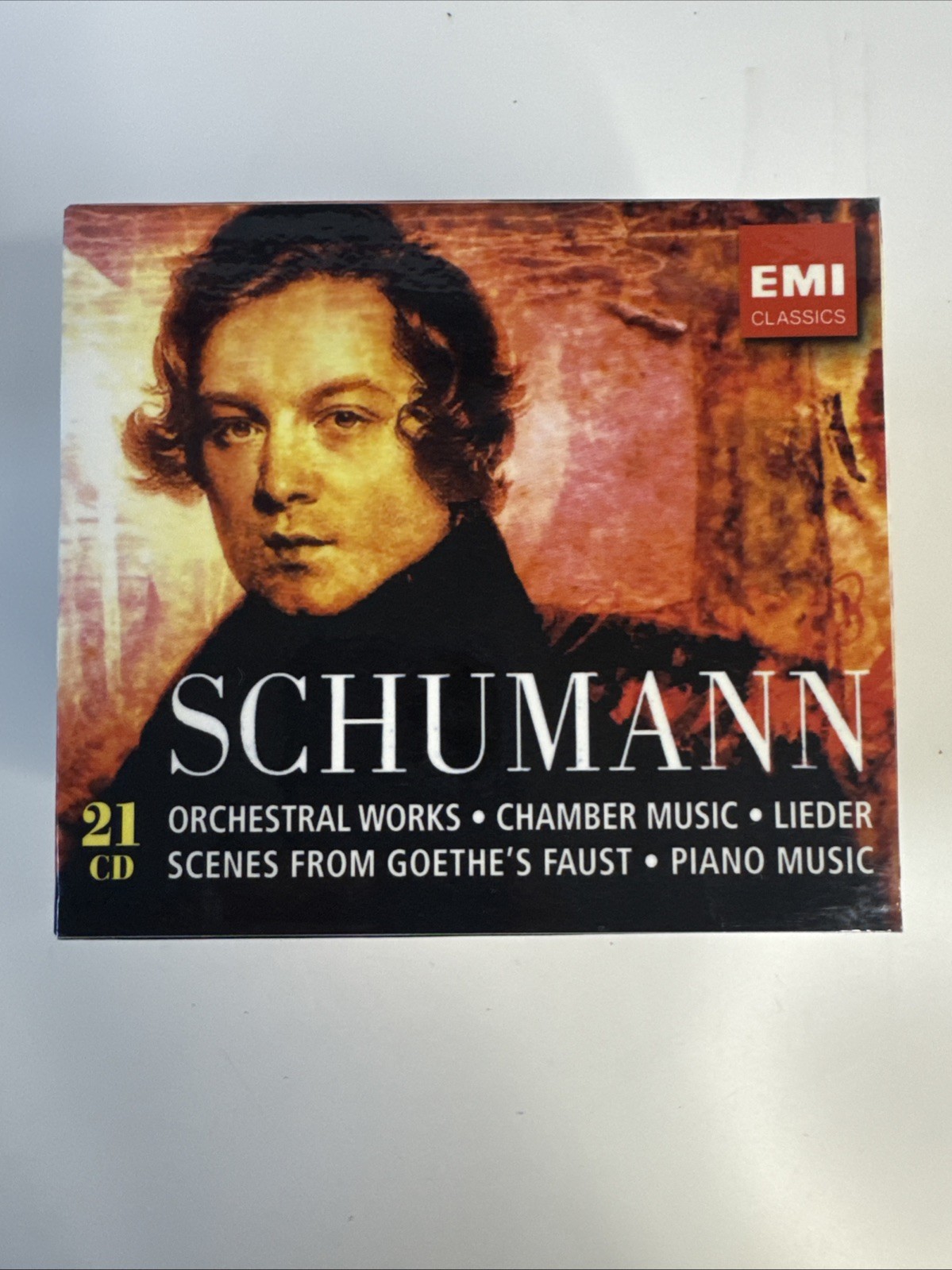 Robert Schumann Orchestral Chambers Lieder Piano 21 CDs EMI Classics