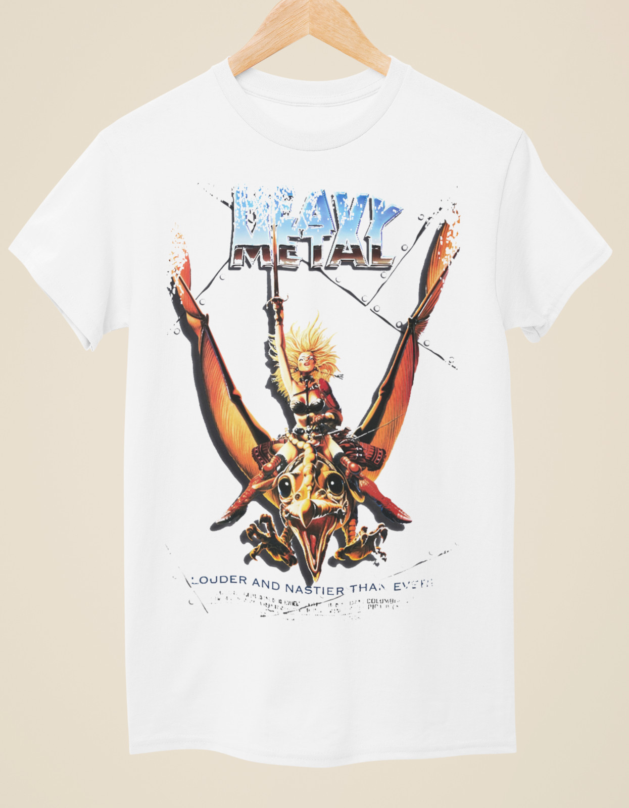 Heavy Metal - Movie Poster Inspired Unisex White T-Shirt