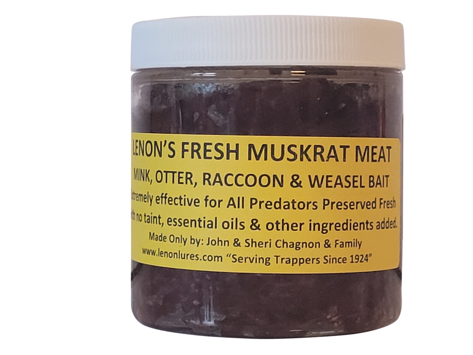 Lenon\'s Fresh Muskrat Meat Weasel, Mink, Otter and Raccoon Bait