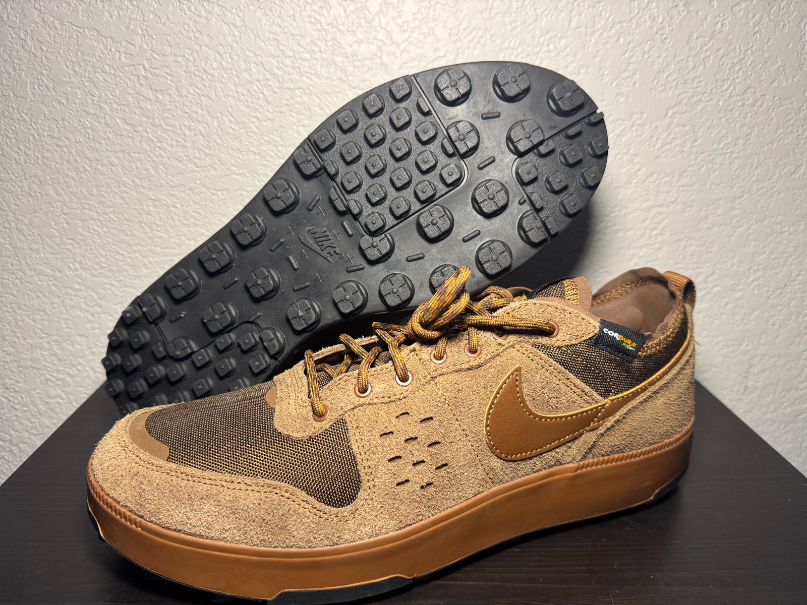 Nike C1ty Premium Cordura Men\'s Size 13 Cacao Light British Tan Shoes BRAND NEW