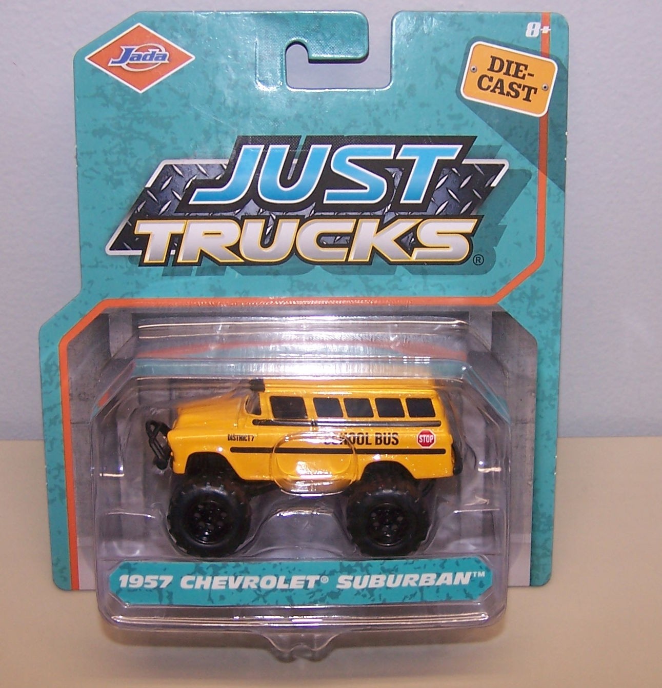 JADA Just Trucks 1957 Chevrolet Suburban SCHOOL BUS LIFTED 4x4