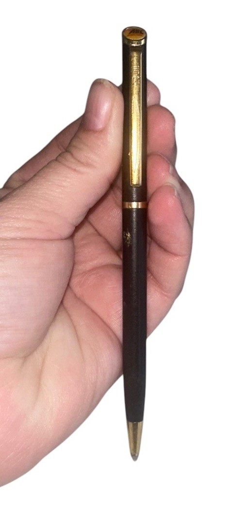 ABC Advertising Vintage Quill Pen Matte Black Made in USA