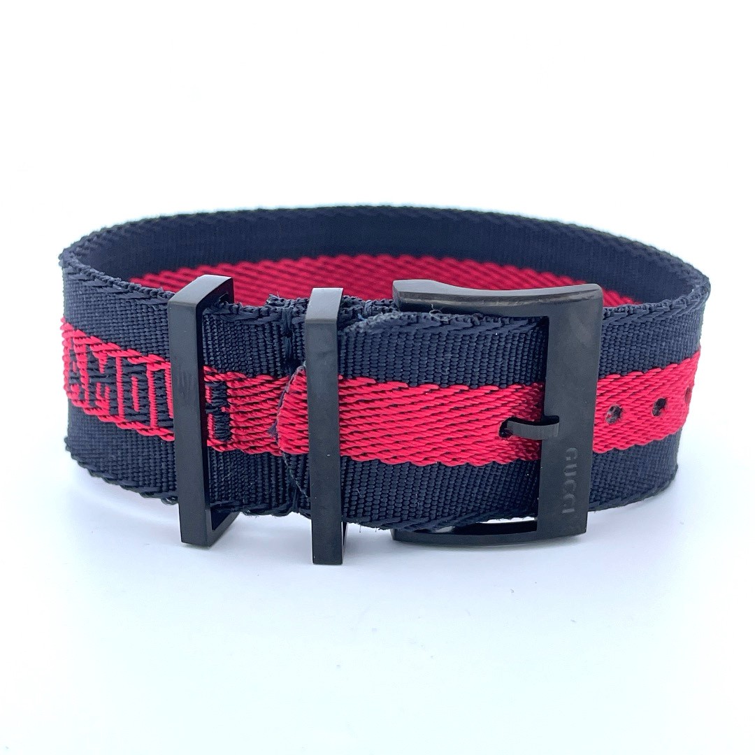Gucci Nylon Watch Strap L\'Aveugle Par Amour