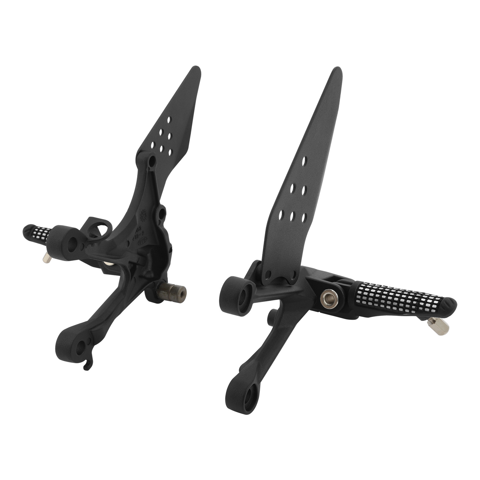 Driver Front Foot Pegs Bracket Fit For Kawasaki Ninja ZX6R 2005 2006 2007 2008