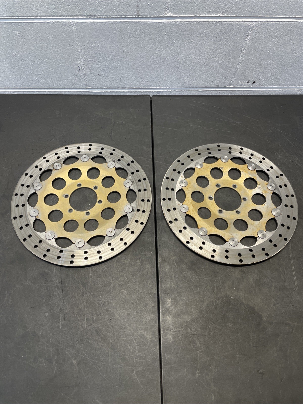 1998-2001 Ducati 900 SS Front Left Right Brake Rotors Discs Rotor OEM 900ss 750