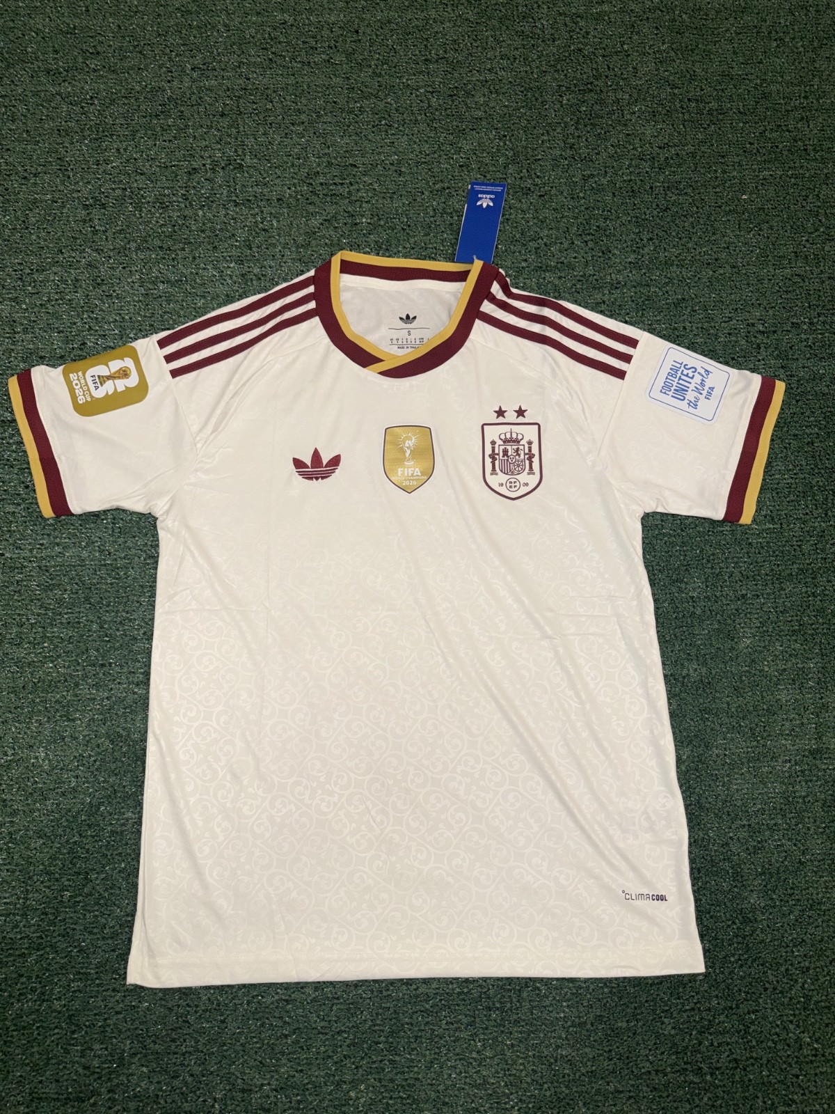 Spain 2026 World Champions Away Jersey - Two Stars