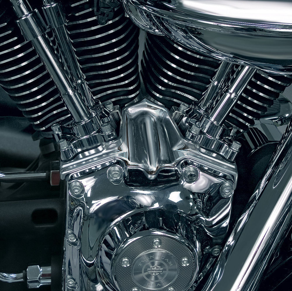 New Kuryakyn Chrome Tappet Lifter Block Accent Cover Harley Big Twin Cam 8389