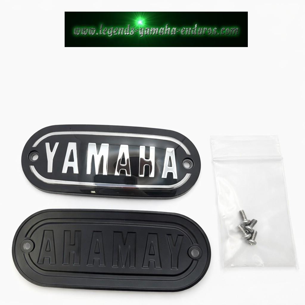1969 - 71 Yamaha Enduro DT1 RT1 MX Fuel  Gas Tank Badges Emblem 211-24161-00-00