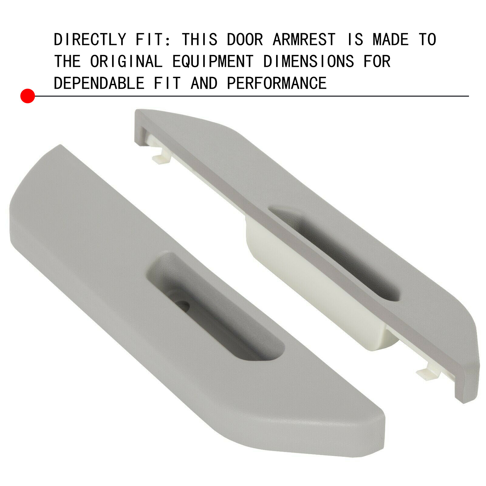 Front Left&Right Door Armrest for Chevy GMC C/K 1500 2500 3500 1988-1994 90 Gray Front Left&Right Door Armrest for Chevy GMC C/K 1500 2500 3500 1988-1994 90 Gray