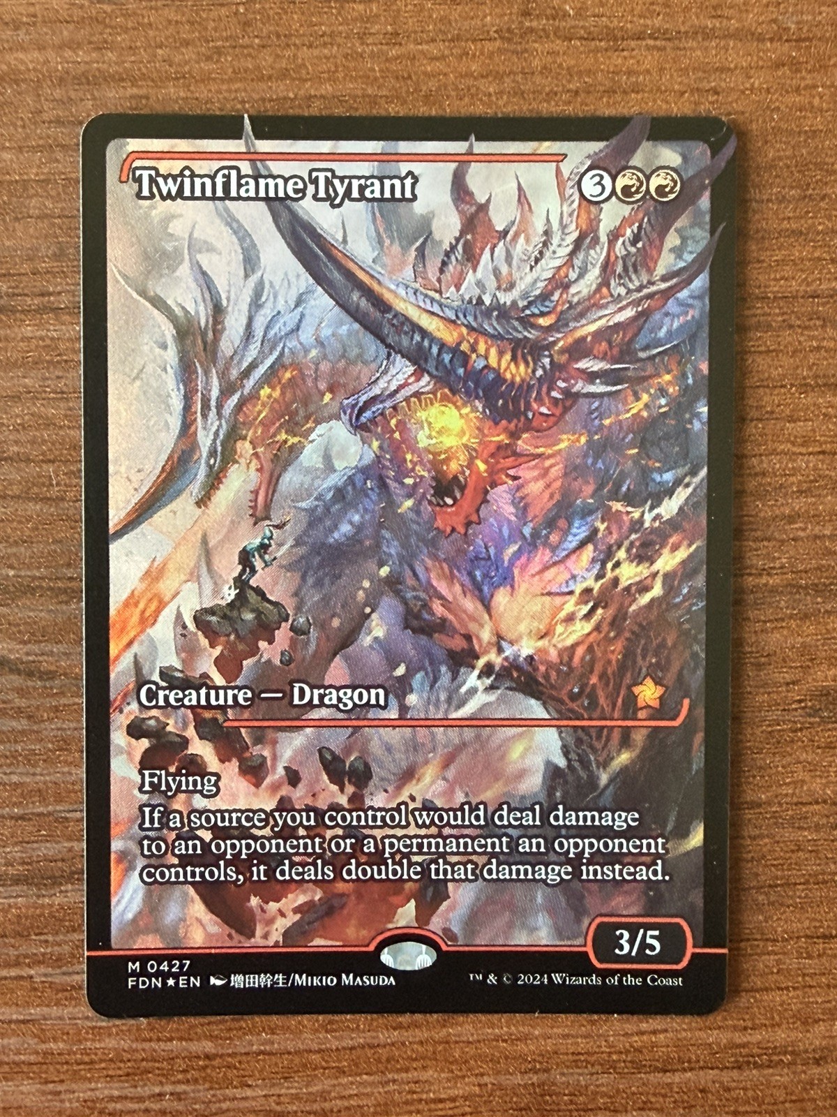 Twinflame Tyrant (Showcase) Foundations #0427 FOIL Twinflame Tyrant (Showcase) Foundations #0427 FOIL