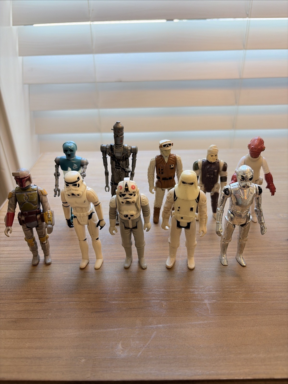 Vintage Kenner Star Wars Lot 10 Figures Boba Fett IG-88 Stormtrooper 1977-82